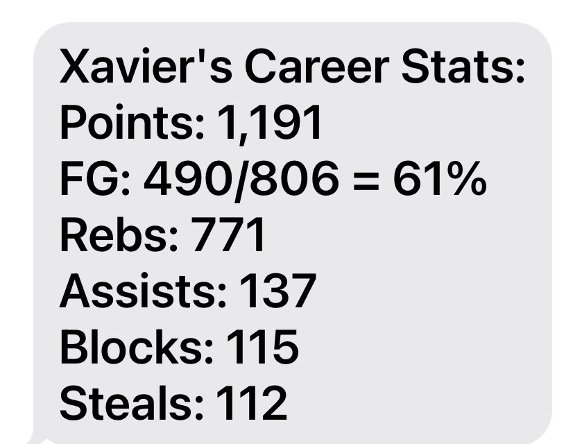 @iam_zay22 is a throwback player. He just gets at it! Double/double career. ⁦@UWGAthletics⁩ ⁦@coachT_fearless⁩ ⁦@CoachDungan⁩ ⁦@MV_MOV⁩ thank you for giving Xavier an opportunity to!!