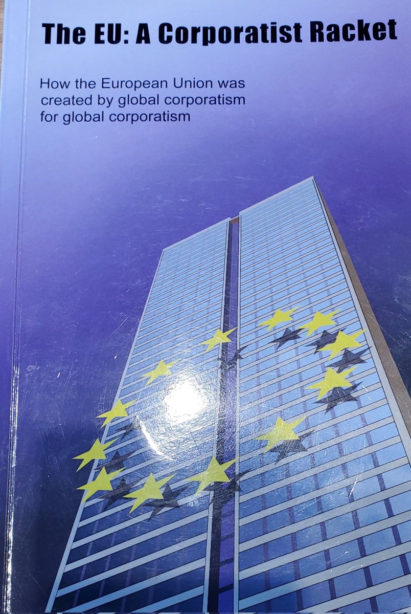 Giving a talk on 'The EU: A Corporatist Racket' in a few weeks time. How the UK was shoehorned into the Common Market in the 1970s. Reading David Barnby's book again in preparation