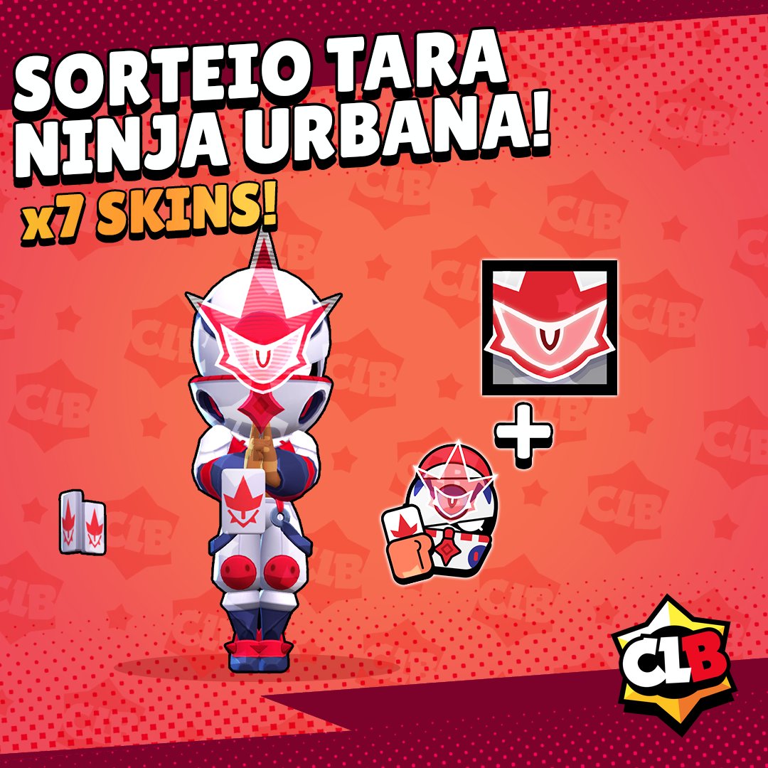 Sorteio x7 Tara Ninja Urbana! 🔥

Para participar:
• Siga <a href="/clb_portuguese/">CLB Português</a> <a href="/SKINS014/">SKINS OFC</a> <a href="/Kaww0fc/">Kaww</a> 🤝
• Curtida &amp; Retweet ❤️♻️
• Comente a sua skin favorita da atualização 👀

Vencedores anunciados dia 1 de maio!

#BrawlStars #BrawlTalk #UrbanNinjaTaraGiveaway