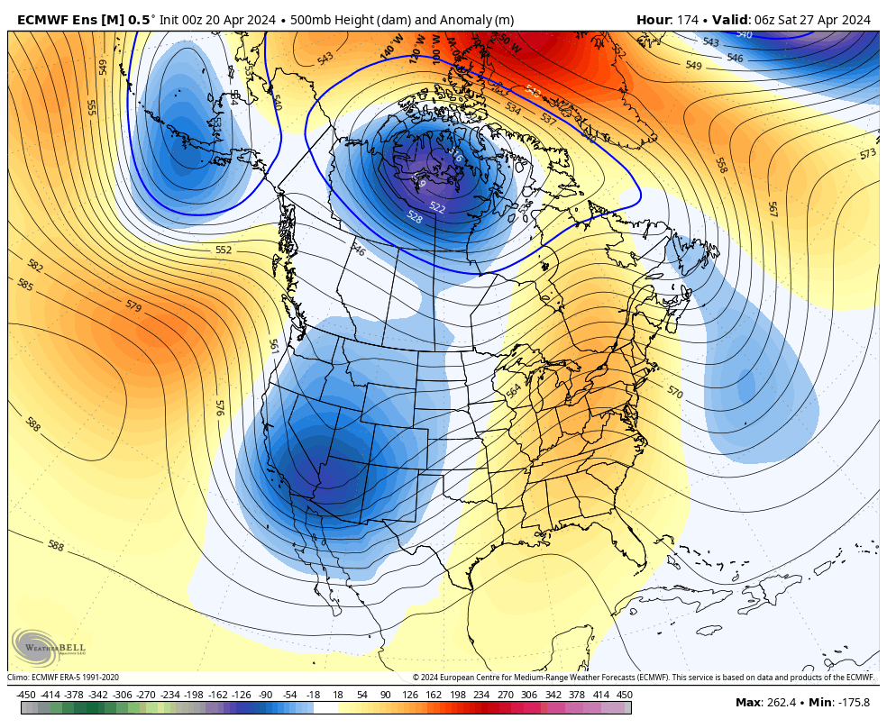 Warm and mostly sunny for this weekend, but there will be chances for snow later in the upcoming week as a system drops into the Great Basin. Not done yet.