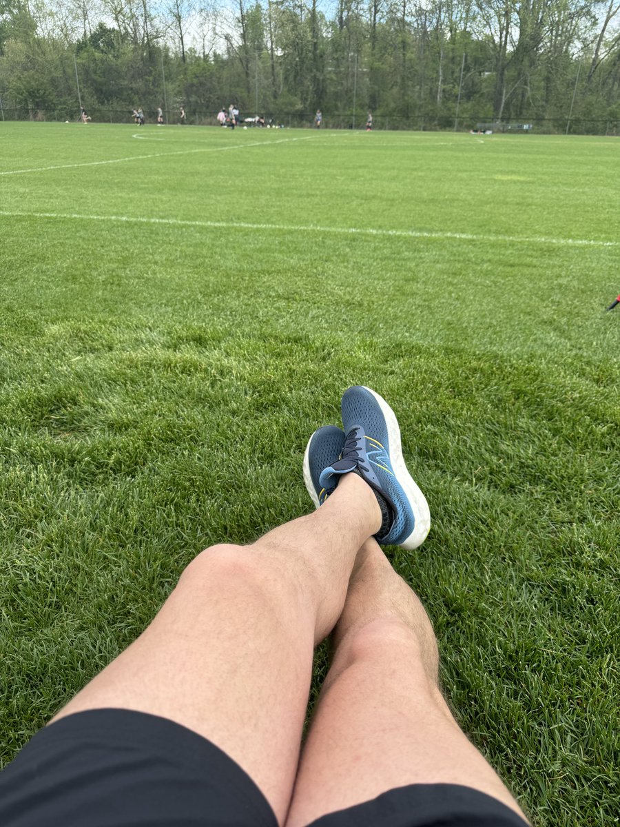 First soccer game that I can wear shorts. Spring is here!