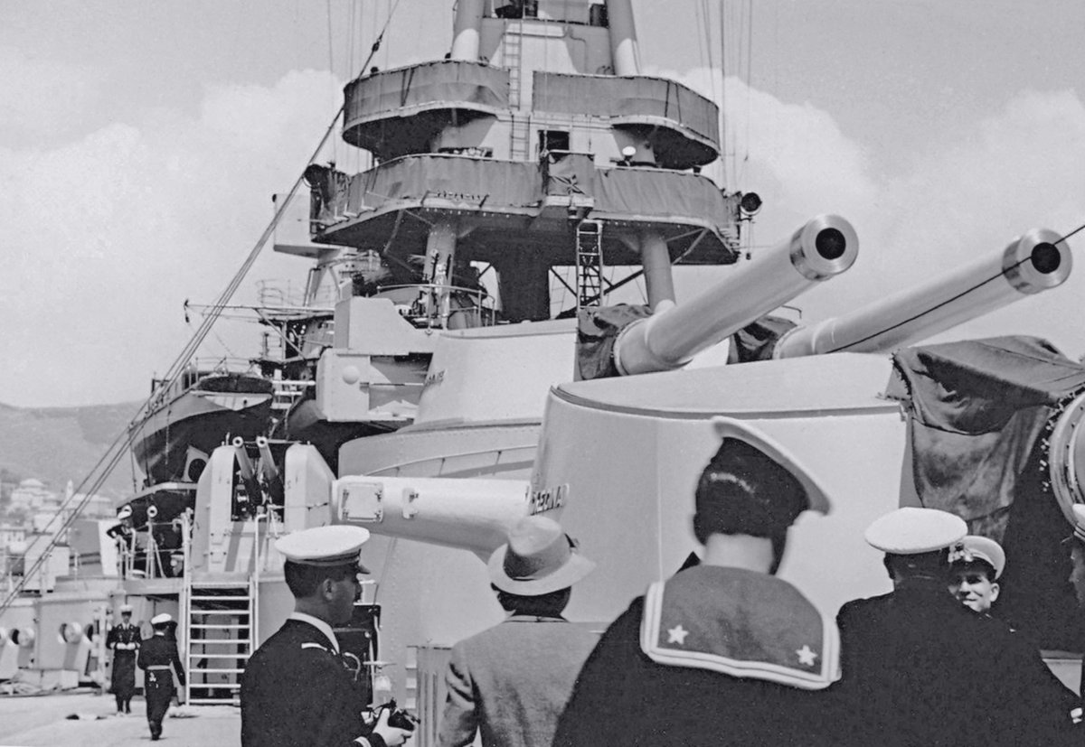 Italian battleship Conte di Cavour in may 1938