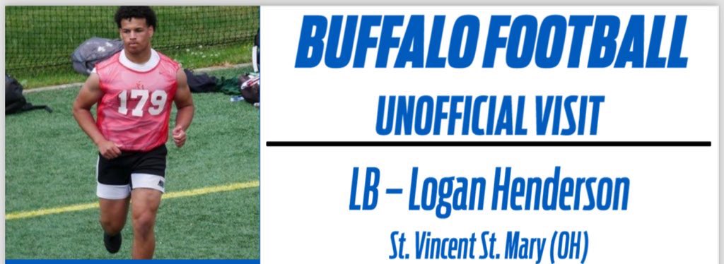 Logan Henderson (@loganhendo2025) on Twitter photo I had a great time last night in Buffalo <a href="/UBFootball/">UB Football</a>. The energy is different in Buffalo.Thank you <a href="/CoachMorris_/">Adam Morris</a> <a href="/Pete_Lembo/">Pete Lembo</a> and <a href="/Coach_JoeBowen/">Joe Bowen</a> for having me out. 🔵⚪️ I had a great time last night in Buffalo <a href="/UBFootball/">UB Football</a>. The energy is different in Buffalo.Thank you <a href="/CoachMorris_/">Adam Morris</a> <a href="/Pete_Lembo/">Pete Lembo</a> and <a href="/Coach_JoeBowen/">Joe Bowen</a> for having me out. 🔵⚪️