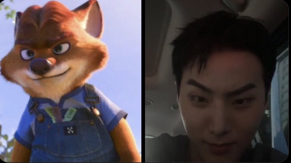 op asked youngk about him being famous for looking like nick from zootopia and he said “no, i look more like gideon“ yeah we can see it now…