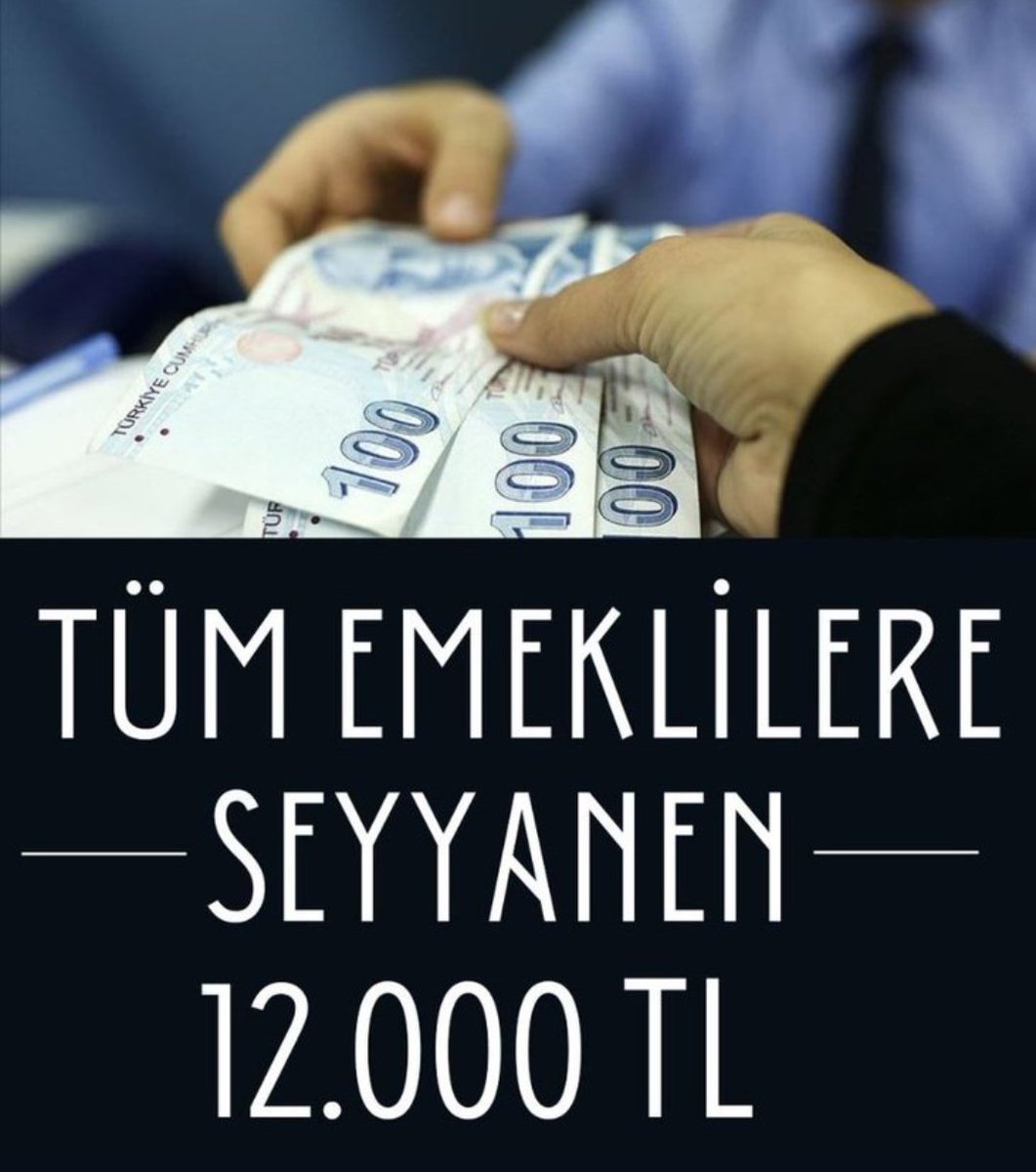 Hayat pahalılığında en çok ezilen kesim #Emekliler oldu

Emekliler yılı oldu emeklinin kara yılı

Geçinemiyoruz

12 Bin TL seyyanen zam bütün emekli kök maaşlarına yapılmalıdır 

<a href="/_cevdetyilmaz/">Cevdet Yılmaz</a>
<a href="/Akparti/">AK Parti</a>
<a href="/eczozgurozel/">Özgür Özel</a>
<a href="/herkesicinCHP/">CHP 🇹🇷</a>

#EmekliUnutmayacak