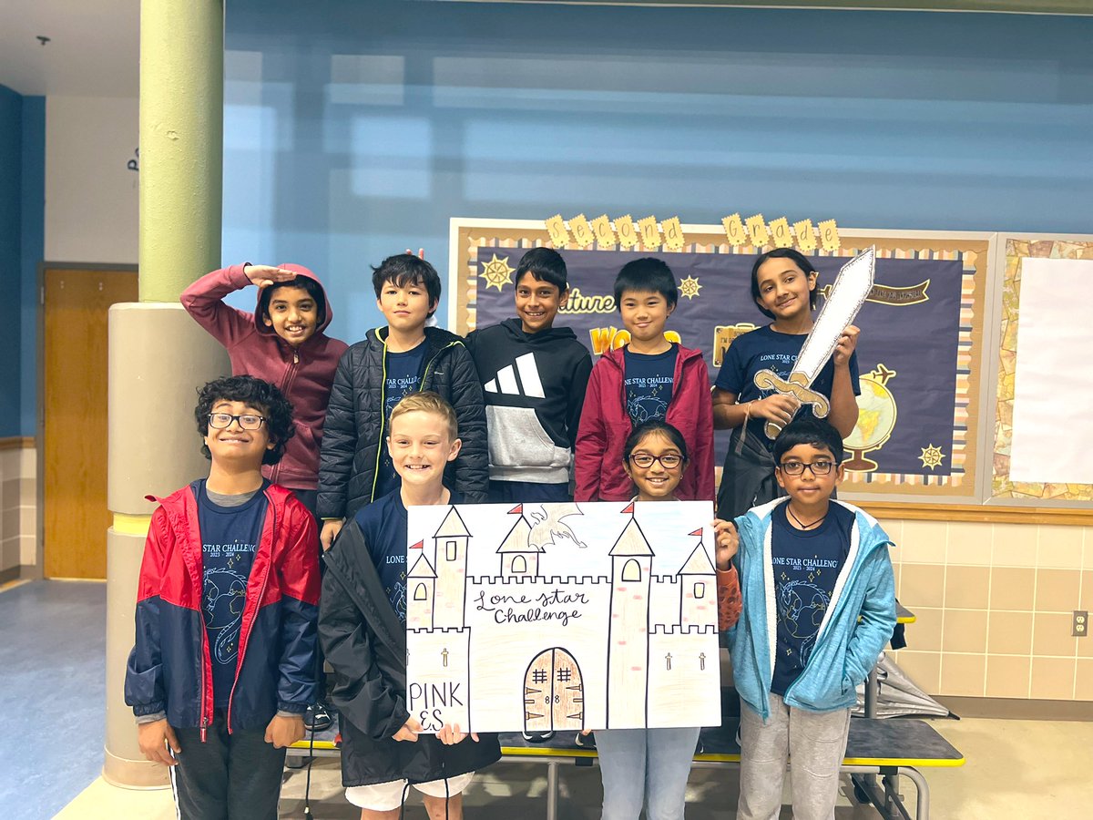 mrsfrench20's tweet photo. @PinkElementary is ready for our LoneStar Challenge Competition today!! #pinkplacetobe @msschmidtin4th https://t.co/2xtDliCPQ4