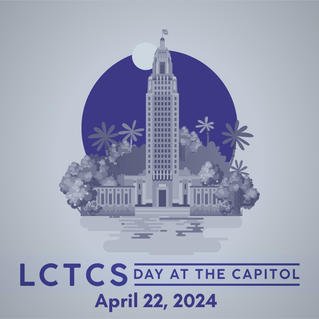 LCTCS's Day at the Capitol is almost here, and we can't wait to see you on Monday! Look for us at the Capitol rotunda from 10am–2pm and later, at Capitol Park Museum, where we'll celebrate our 25th anniversary from 5–8pm 💙✨ #goLCTCS #ChangingLives #CreatingFutures