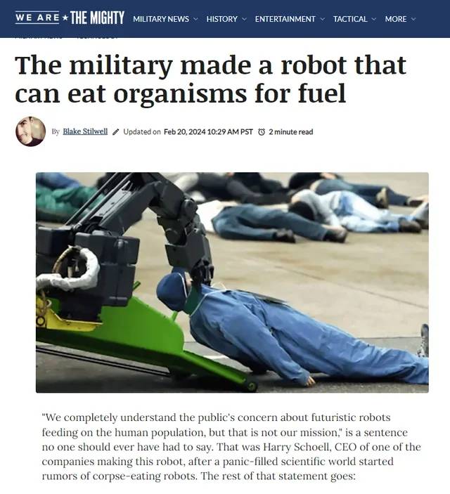 Military Brass when humans are cattle: how could we have predicted the robots would EAT US?