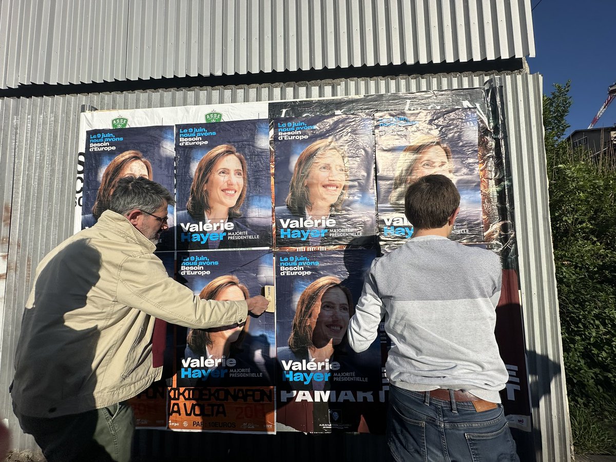 RMarche42's tweet photo. Dans la Loire, nous sommes tous mobilisés pour @ValerieHayer. 

🗳️Le 9 juin, votons pour la liste @BesoindEurope 🇪🇺 https://t.co/C6AOen7PAA