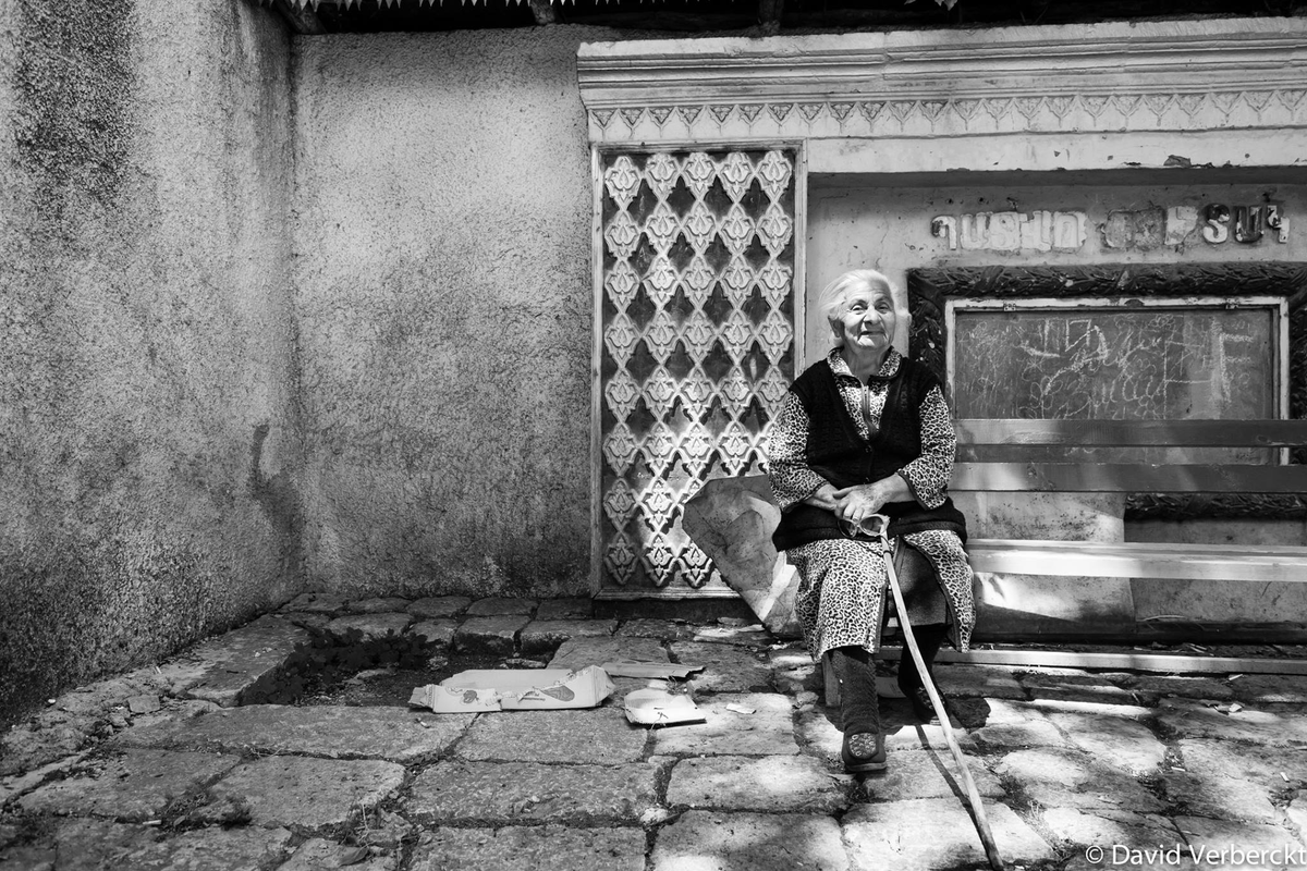 Retired teacher in Karin-tak village, Karabakh/Artsakh, July 2014 | @DVerberckt davidverberckt.com/p87913043/e236… from the series Frozen Conflicts