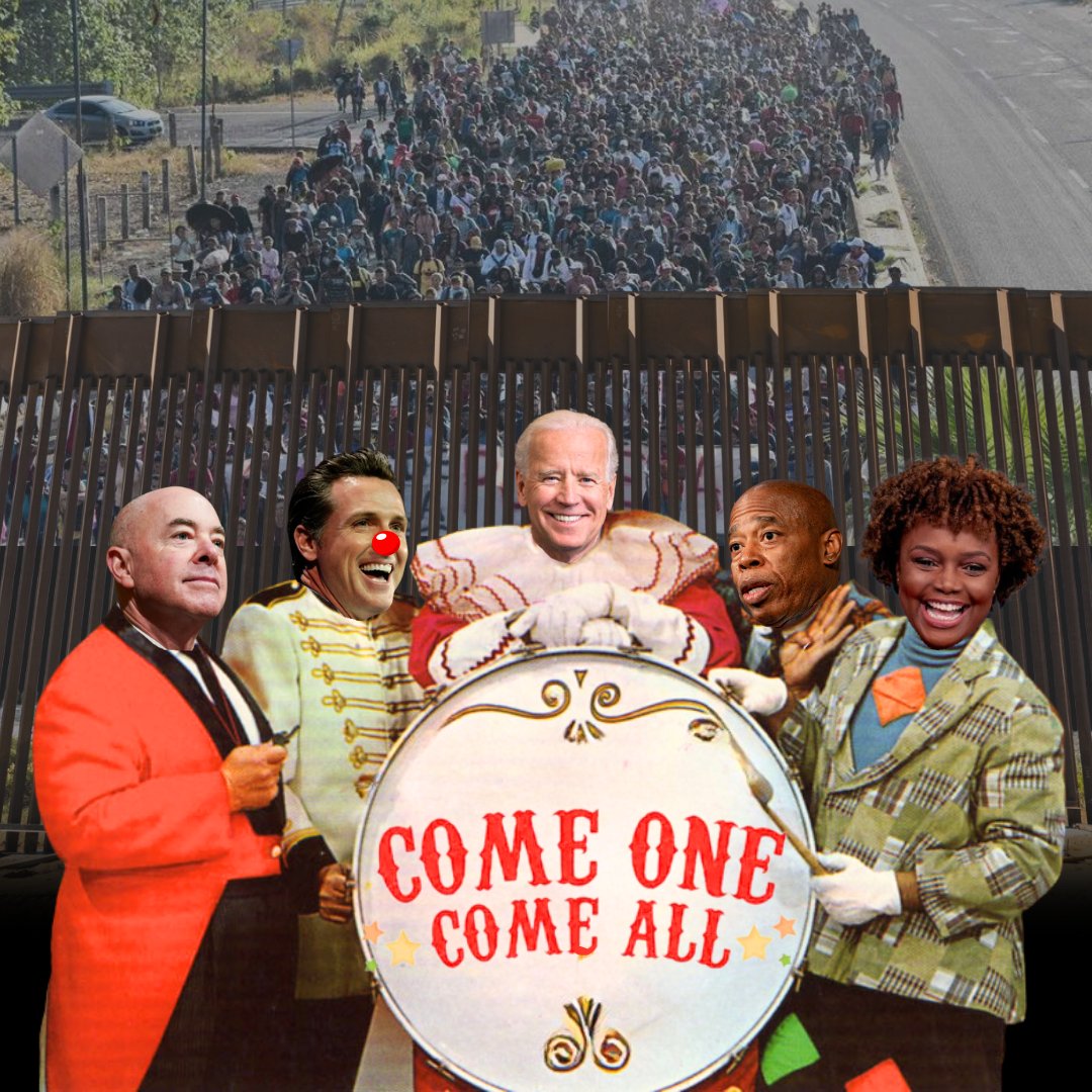 THE BIDEN BORDER INVASION: The Biden Administration and the radical left have literal contempt for the American people and putting America First. They instead opt to undermine our country by letting more than TEN MILLION illegal immigrants flood across our southern border. We as