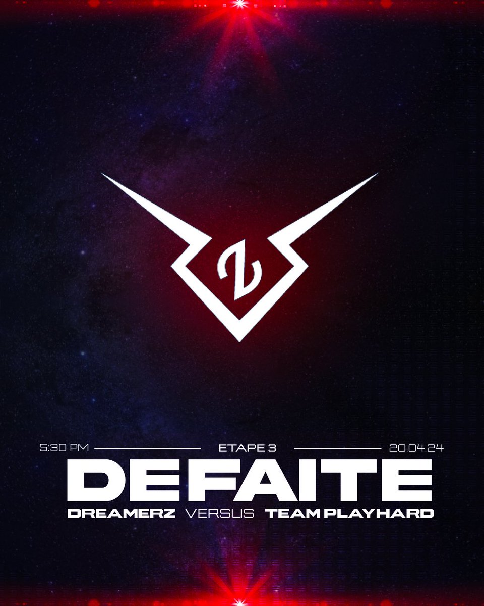 Beau match contre <a href="/Team_PlayHard/">follow us @TeskadGG</a> !

Nous ne sommes malheureusement plus en position de nous qualifier mais il nous reste un match afin d'égaliser les scores et terminer cette étape sur un 3-3

#NexusTour #DreamHigher