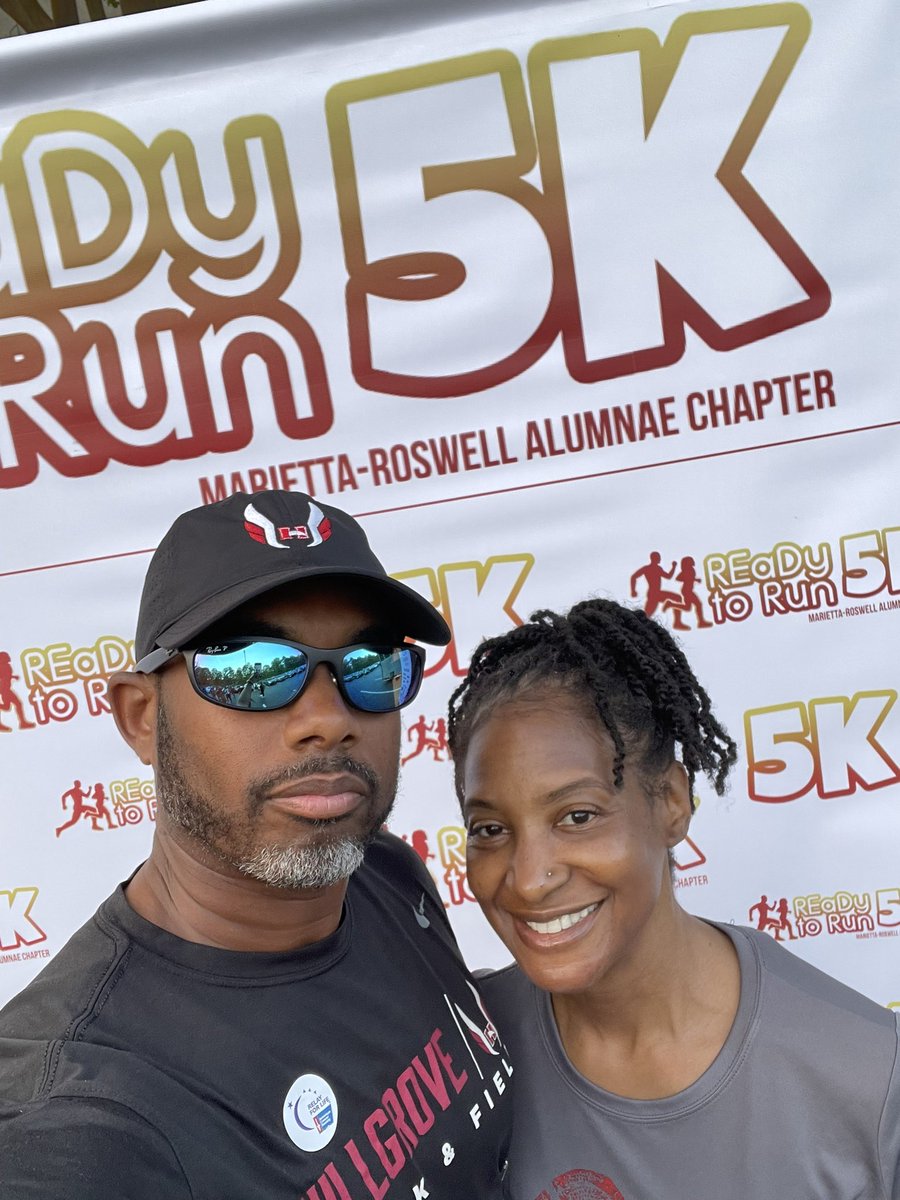 benfordcoach's tweet photo. Finished my first official 5k run today.🔥💪🏾 S/O to Marietta-Roswell Alumni chapter of ΔΣθ for hosting a great event‼️#fightingtrim #fitness #healthylifestyle #HealthIsWealth https://t.co/lbFVlMUlrG