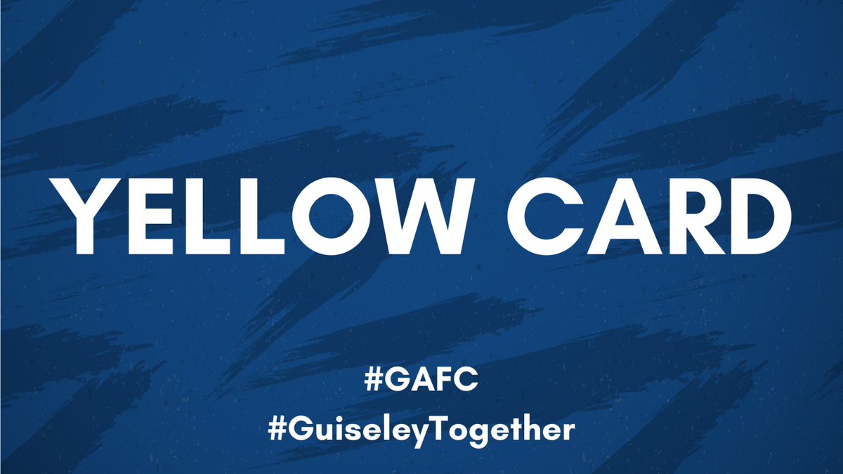 69' The referee gets the yellow card out and this time it's Kallan Murphy who gets the booking (3-1) #GAFC #GuiseleyTogether