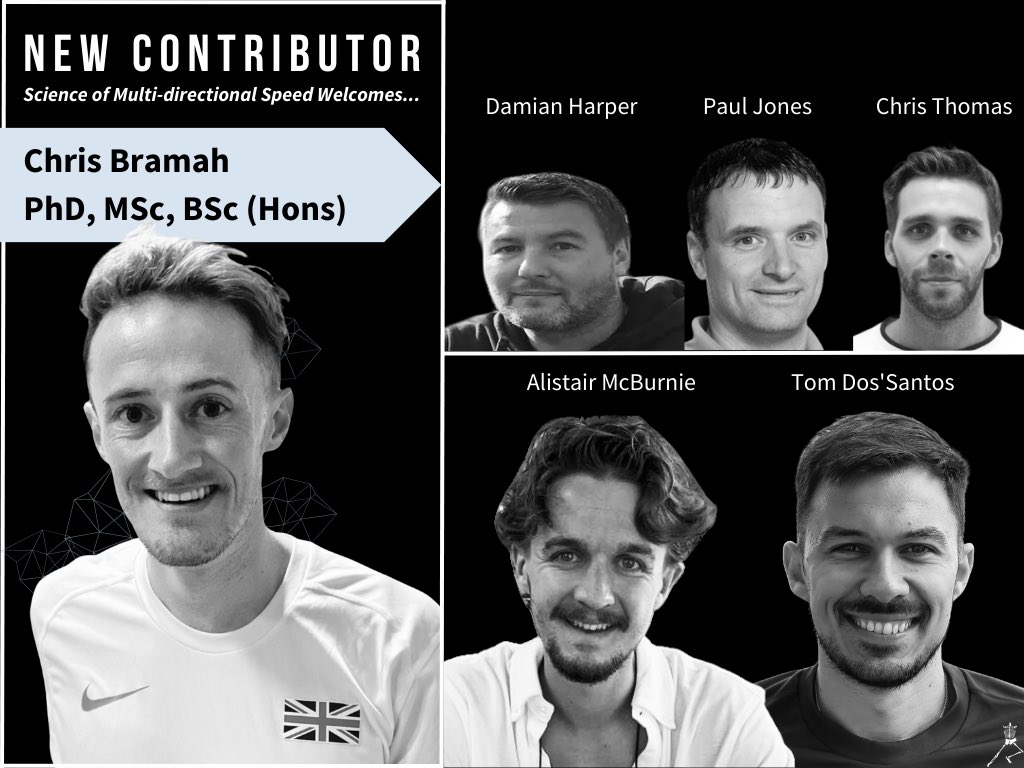 sciofmultispeed's tweet photo. A warm welcome to our new contributor @chrisbramah 🤝 

We are thrilled to be expanding our team of experts here at Science of Multi-directional Speed📚

Together, we will always strive to deliver cutting-edge insights in the high performance world🔎

🔗 https://t.co/ykm4f7irPq https://t.co/m890pS7Rcz