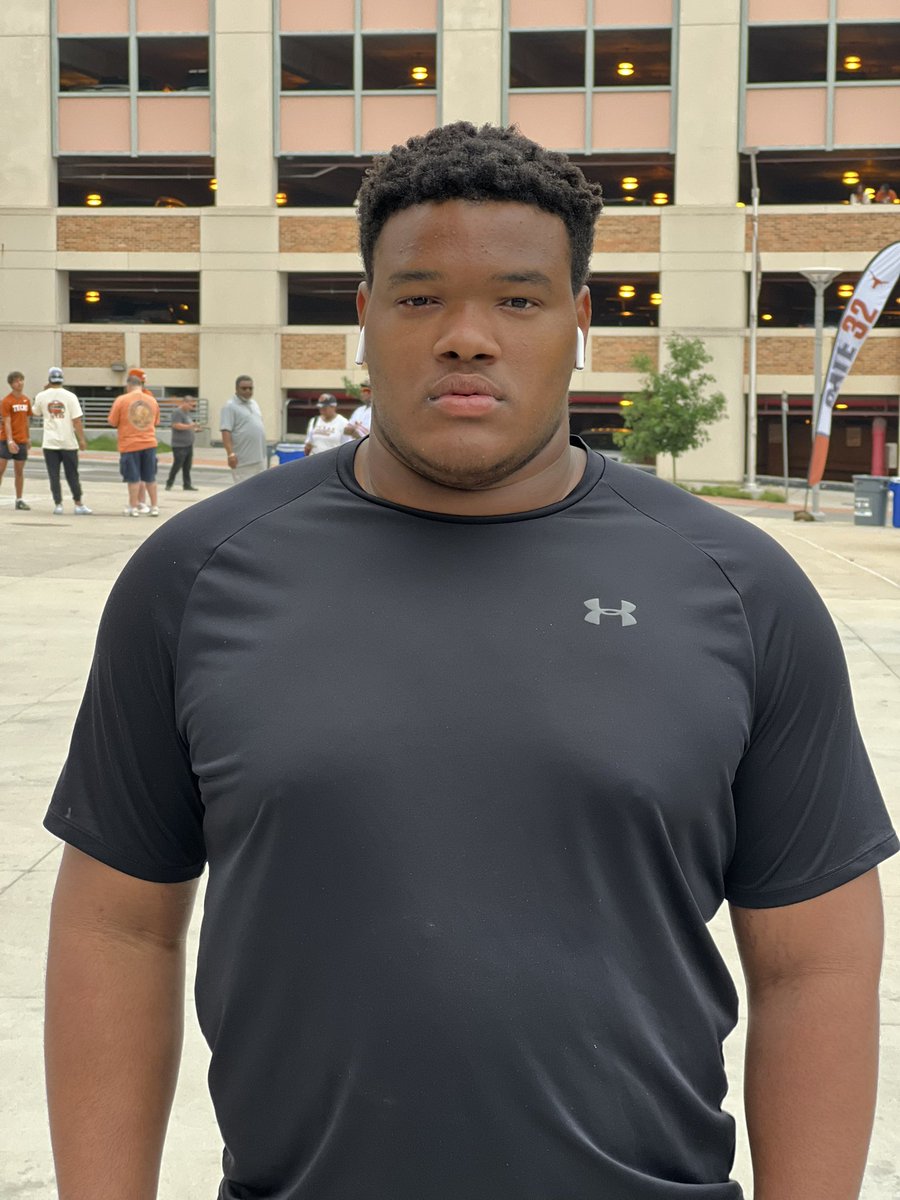 ‘26 Mount Pleasant(Texas) DL Ayden Johnson has arrived. This kid own the trenches #HookEm @InsideTexas @On3Recruits