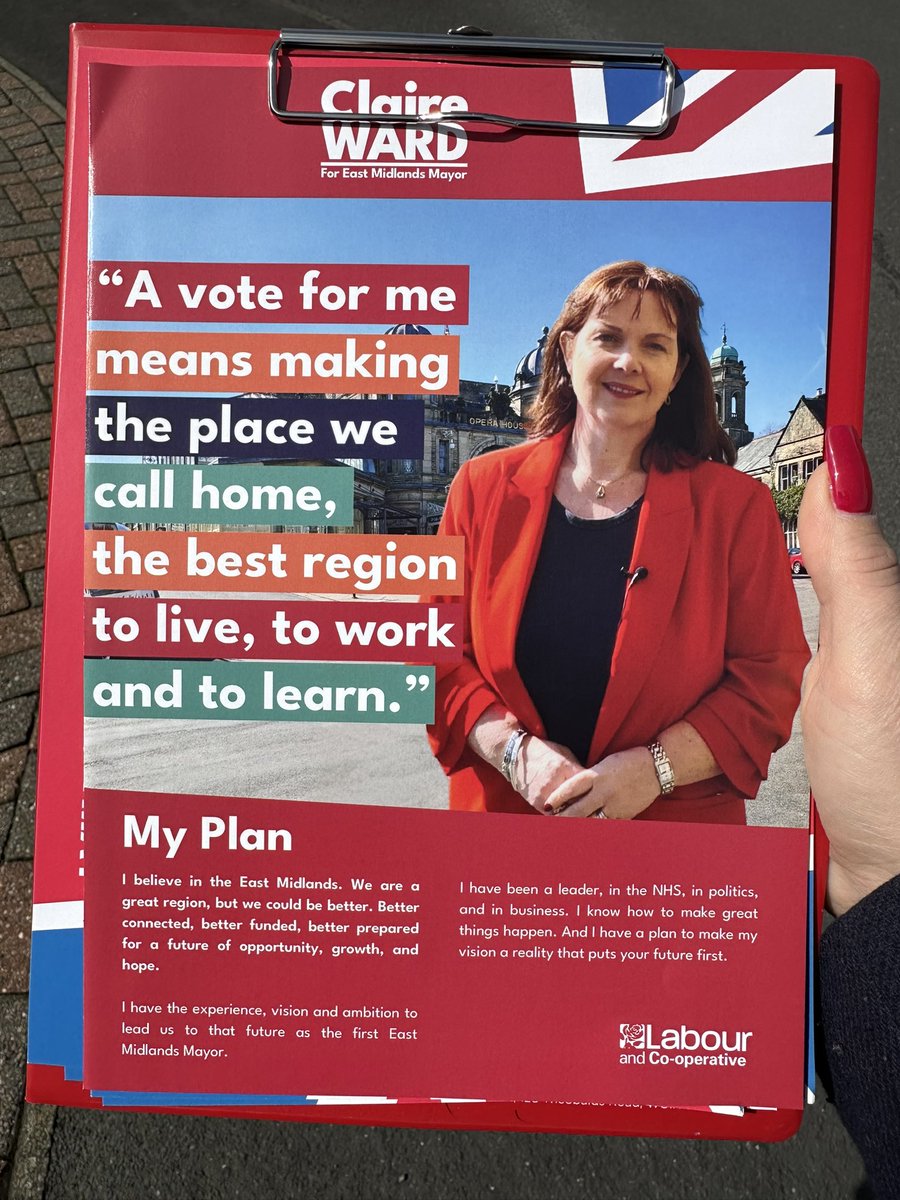 Great 2nd session of the day in #StensonFields with lots of people who’d already returned their postal votes with a ‘X’ in the box for @ClaireWard4EM & @NicolleNdiweni for Police & Crime Commissioner for the elections on 2nd May. #TimeForChange #VoteLabour #SouthDerbyshire