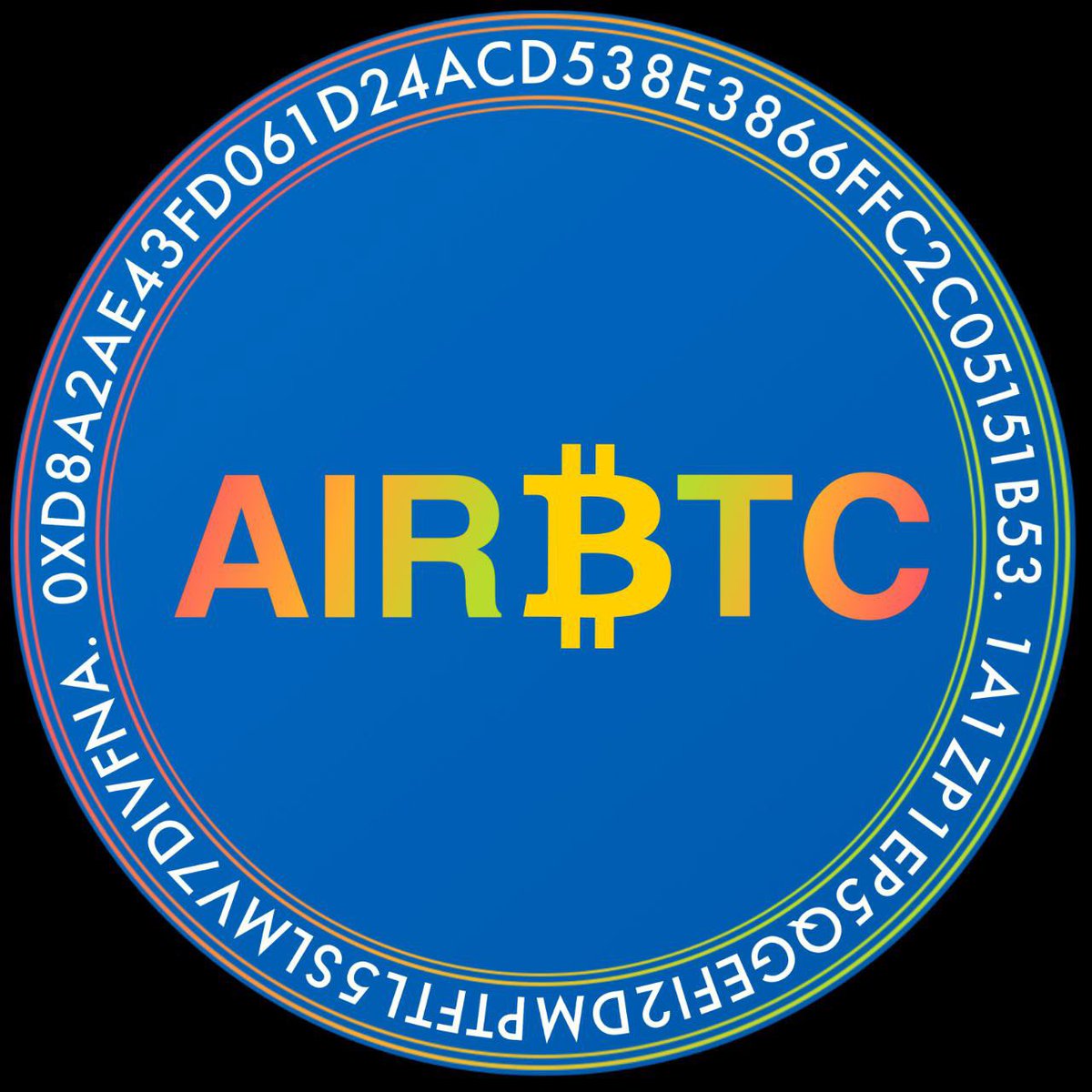AIRBTC will be officially launched on BSC <a href="/UTC/">United Technologies</a> 12:00 on April 21, 2024!

0x4E93bFCD6378e564C454bF99E130AE10a1C7b2dd

AIRBTC is a multi- functional token in the AIR ecosystem, with the total supply of 210 billion.
