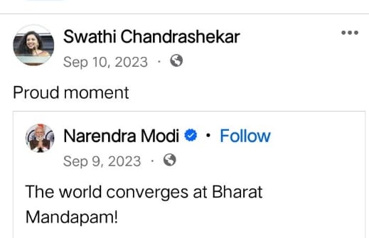 Anjan94150697's tweet image. #BREAKING: HOW SHAMEFUL AND EMBARASSING.!

🎯WHAT A FALL FROM KARNATAKA CONGRESS.!

—Hardcore RSS Sanghi, Swathi Chandrashekhar is made as #Spokesperson by DK, the day she joined Congress!

📌ARE CONGRESS WORKERS LIMITED FOR DOING BOOT POLISH.? SHAMELESS DECISION @DKShivakumar
