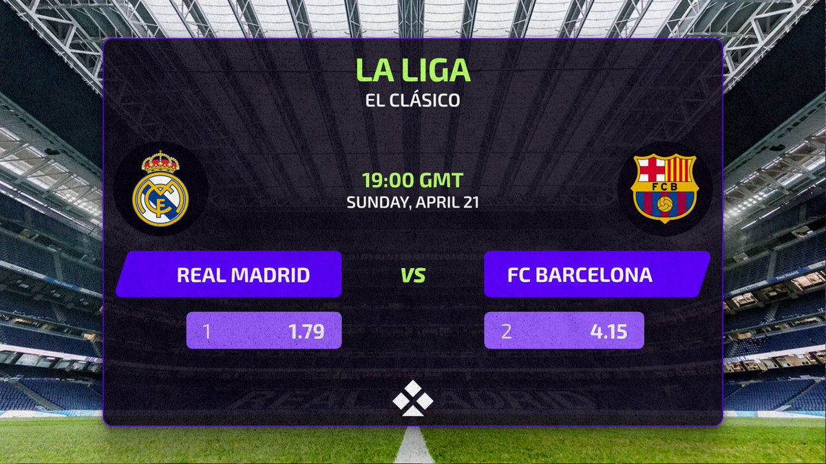 It's el Clásico weekend! Gear up for a fierce showdown between Barça and Madrid. Amp up the excitement with Ridotto: ✅ Play by your rules ✅ No KYC, just action ✅ Bet worldwide, no limits Place your bets 👉 ridotto.io/sports