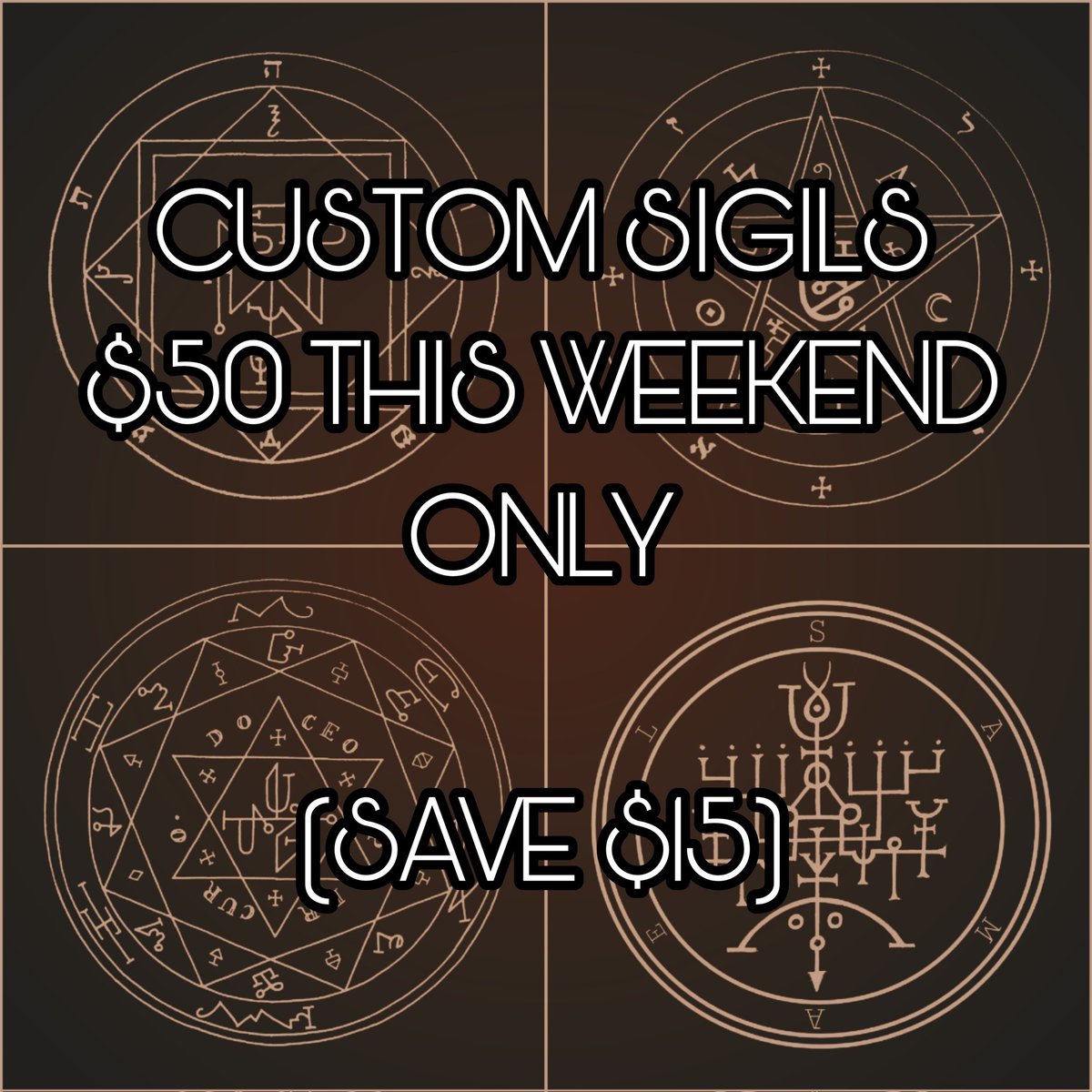 Message me for details!

#witch #witchesofinstagram #talismans #darkart #witchcraft #devil #goetia #deity #witchy #pagan #talismanmagic #magick #witchythings #occult #divination #ritual #sigilsandsymbols #witches #paranormal #mystic #satan #sigils #mythology #alchemy