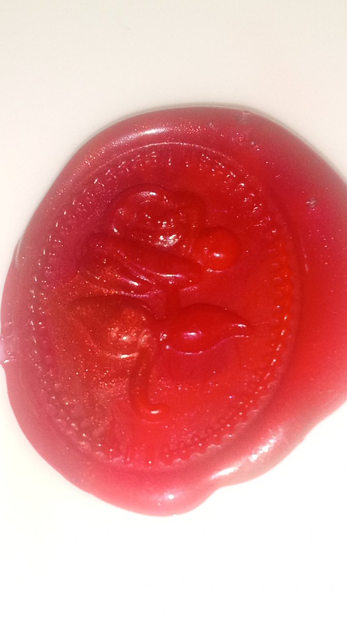 One of my first attempts at a wax seal