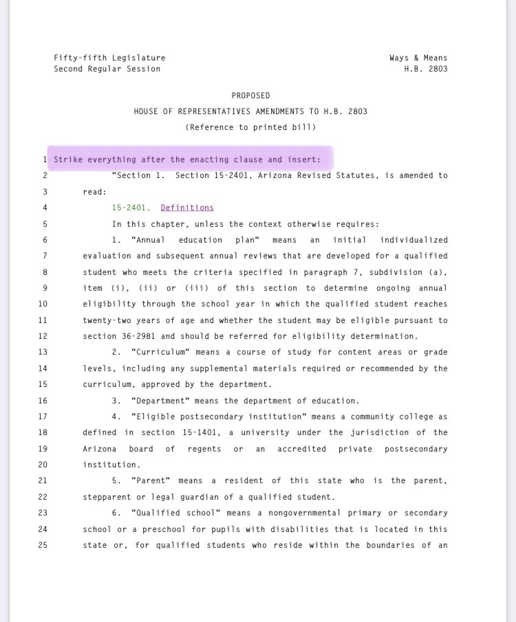 I wonder if they know that Bolick is as much a fraud on her ESA support as she is on her pro life support. She did a strike everything on an ESA4All bill before a later bill was passed. #PatternOfDeception