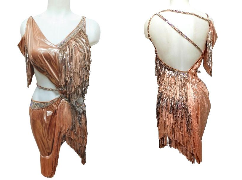 duostyledanse's tweet photo. Robe de danses latines champagne à franges T36/38 https://t.co/xWzbbl6kbQ https://t.co/LLjGHBhcJc