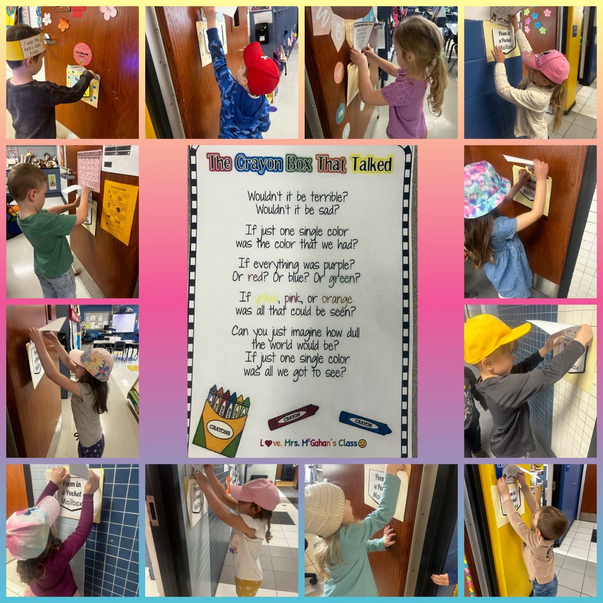 MendozaReading's tweet photo. West Celebrates Poem in a Pocket Day#Pre-k delivers poems https://t.co/JJbDiBjlLM