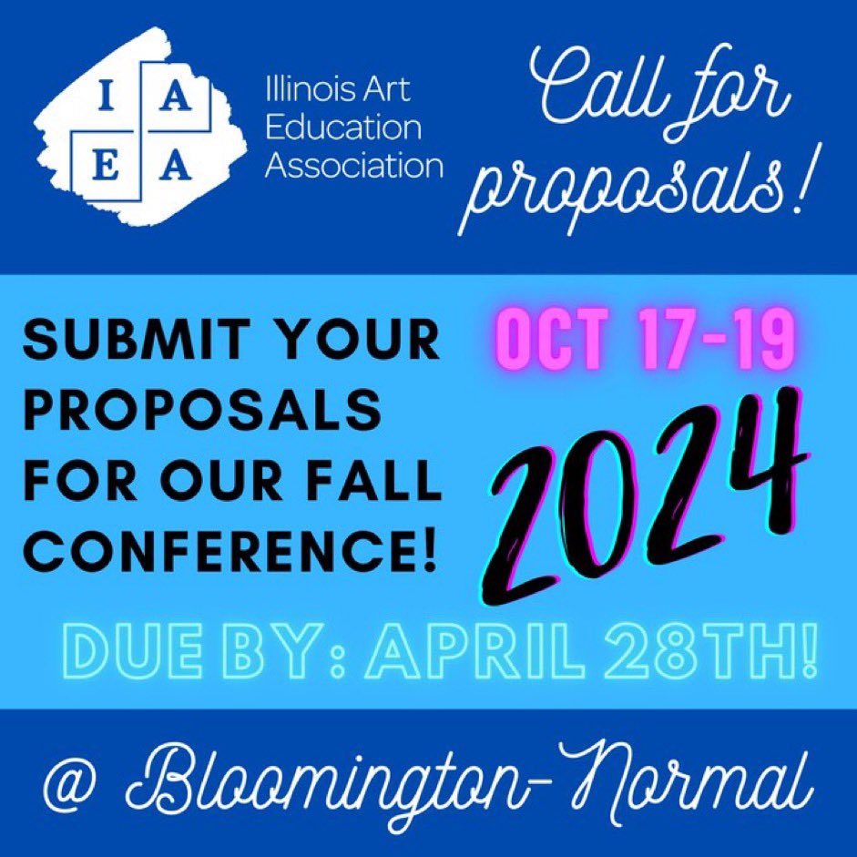 📢 CALLING ALL IAEA MEMBERS!! 📢 
✅ Submit your proposals for sessions & workshops for conference TODAY!  👩🏽‍💻We’d like to open registration in early May, but to do this we need proposals in by the 4/28 deadline! Don’t wait til the last minute!! ilaea.org/2024-iaea-conf…  #ILAEA2024