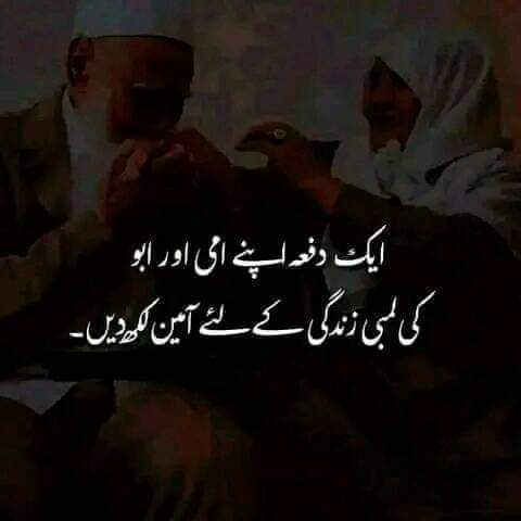 🌹السلام علیکم🌹 

ایک دفعہ اپنے امی اور ابو
کی لمبی زندگی کے لیۓ آمین لکھ دیں