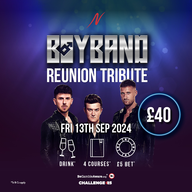 🎵 😍 Mark your calendars for a blast from the past! Get ready to return to the glory days of boybands at our Boyband Reunion Tribute... Book your table now before it's a sell-out: 👉 tinyurl.com/2rfpx5f3