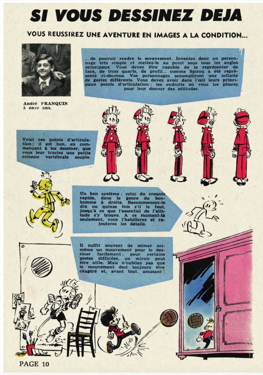 - Conseils de dessin par André Franquin, pour le Journal de Spirou n°1000 (1957) (1/2)