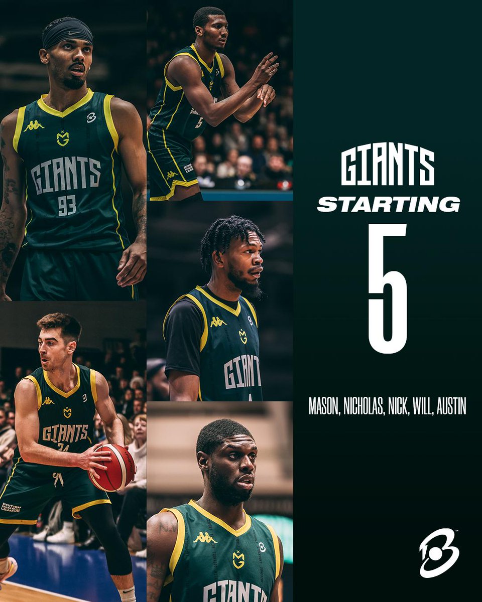 McrGiants's tweet photo. 🟢 ALMOST THAT TIME AGAIN!!

5⃣ An unchanged starting five from the one that claimed victory over the Riders last night...

📺 WATCH LIVE @ 5PM - https://t.co/UGKgnjQYob

#IAMGIANT #BritishBasketball https://t.co/K06qjOTm9g
