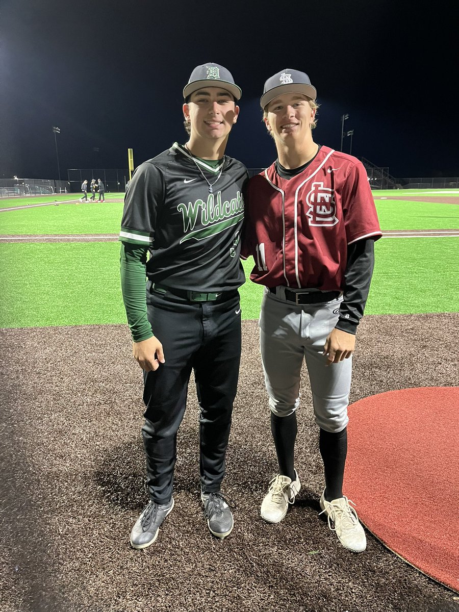 Great 9-1 team win last night. Offense was great along with perfect defense behind me. Also ran into an old teammate! <a href="/pcole1010/">Paden Cole</a> <a href="/GoNeoshoBasebal/">Neosho Baseball</a> <a href="/SteveMurry44/">Steve Murry⚾️</a> <a href="/Premier_BB_KC/">Premier Baseball KC</a> <a href="/BaseballDHS17/">De Soto Wildcats</a> 

5IP, 2H, 1ER, 5K, 3BB
FB: 83-86
CB: 72-74
CH: 77-79

2-4 Double, single, 1 RBI