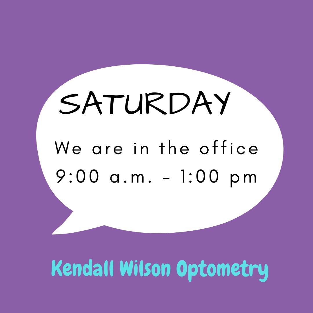 #kendallwilsonoptometry #SaturdayMorning #Saturday #optometry #vision #childrenseyes