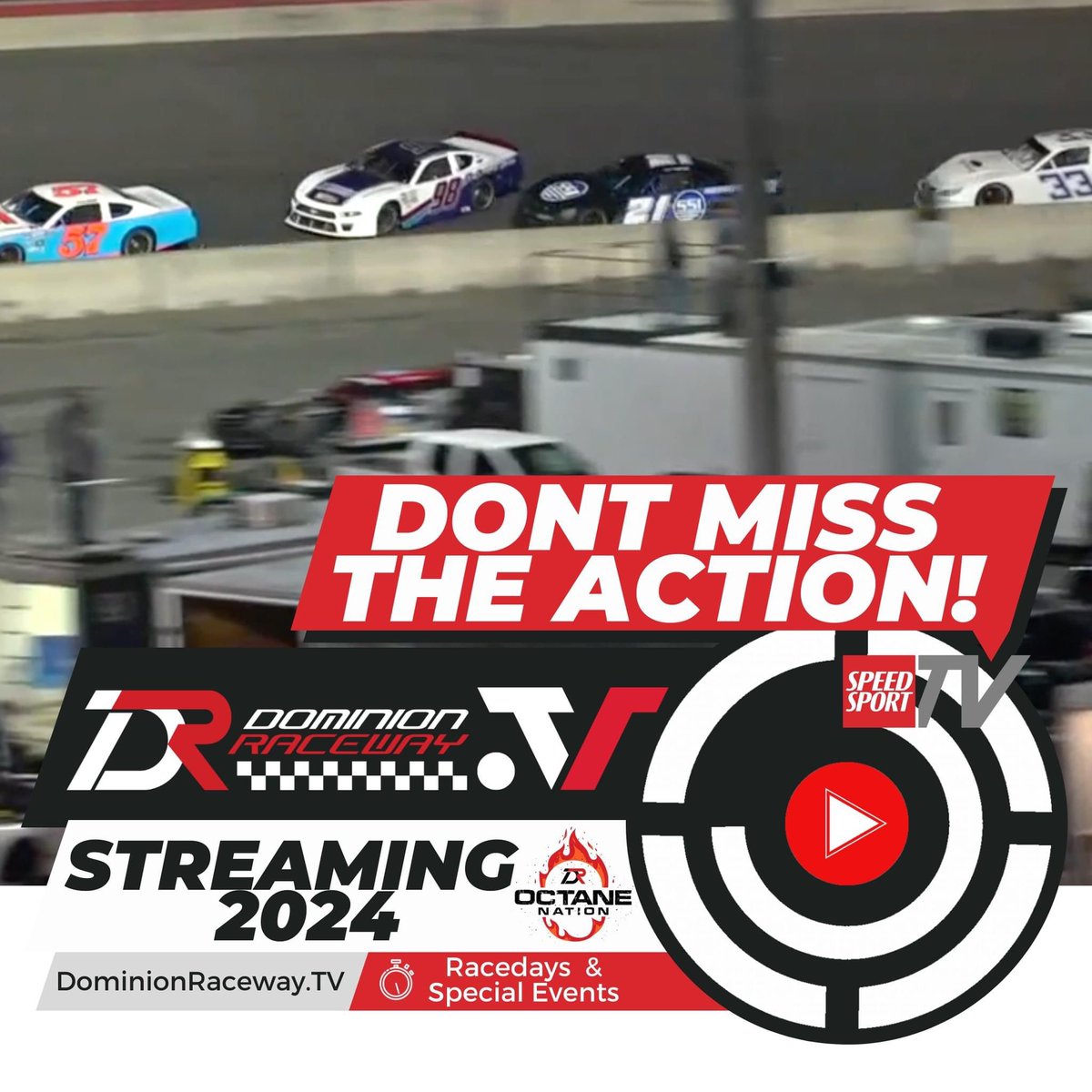 Saturday Night Racing goes green flag at 7pm. If you cant make it in person, you can watch live on 📺 dominionraceway.tv 🎥 🟢Green Flag 7pm Reasons to be here in person... Supercar on the road course with Xtreme Xperience 😎 Truck Show 3:00pm with Davis Offroad & Davis