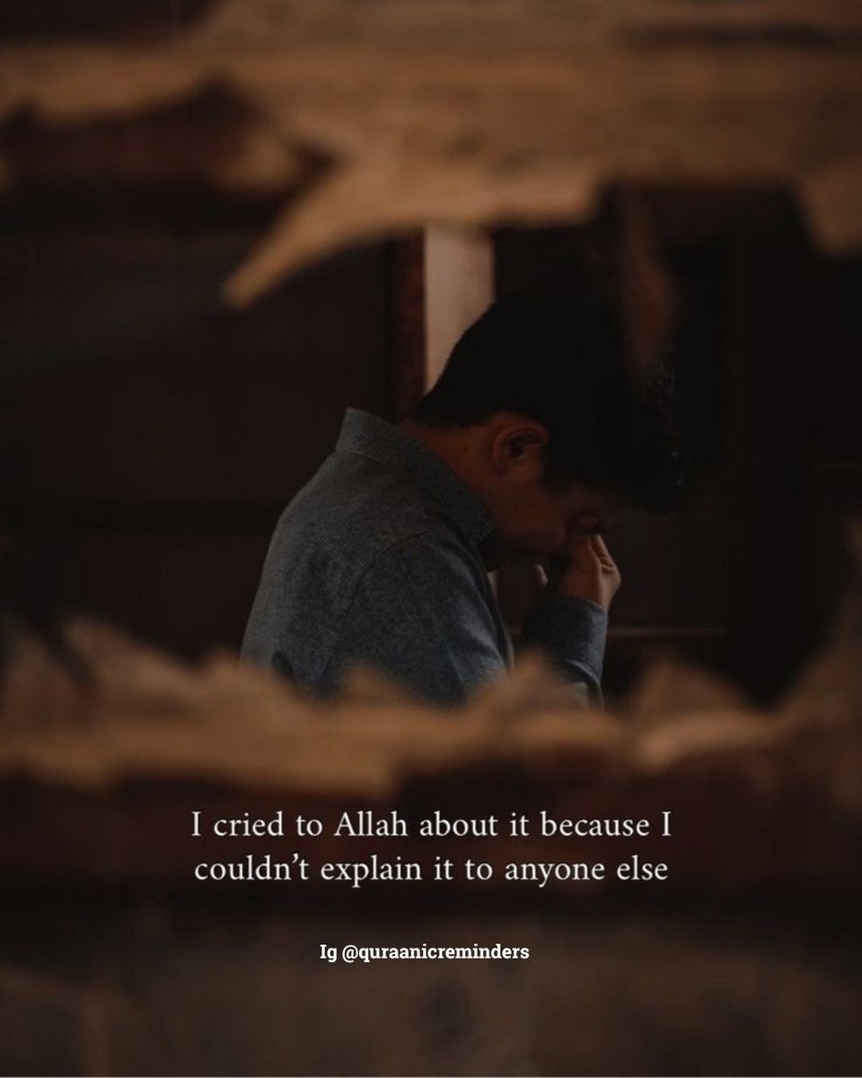 Al__Quraan's tweet photo. Cry to Allah, He never ignores. https://t.co/eToSIzAnol