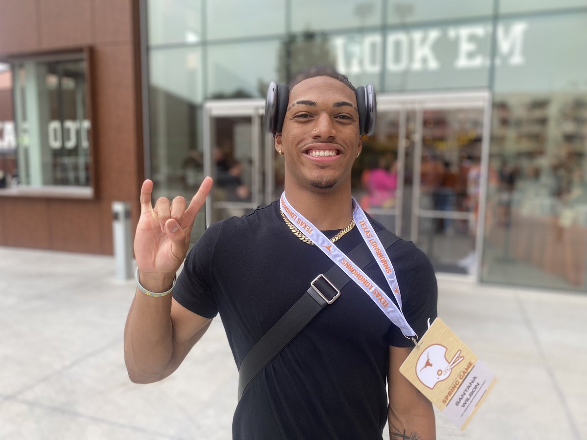 2024 Texas signee <a href="/_SantanaW24/">Adrian Santana Wilson ✞</a> back in the ATX. #HookEm 

<a href="/InsideTexas/">Inside Texas</a> @On3Recruits