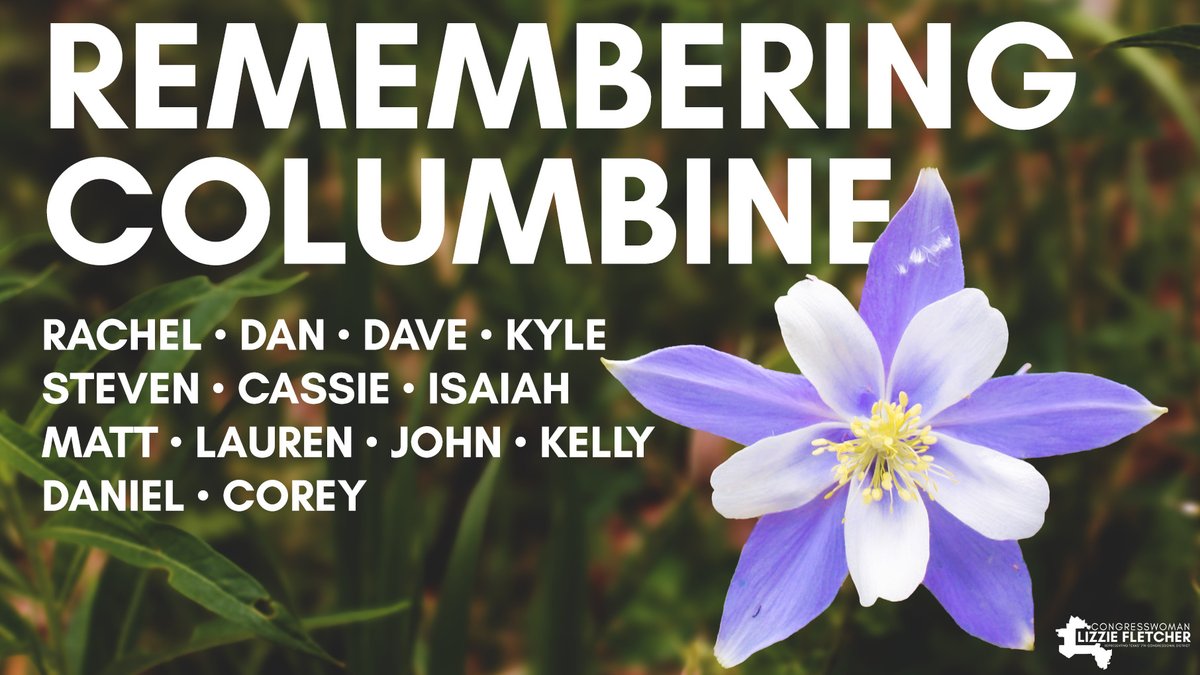 In the 25 years since the shooting at Columbine High School, students across the country have experienced gun violence at school. We must recognize the very real toll that gun violence has on communities and our country. We must do better. #RememberColumbine