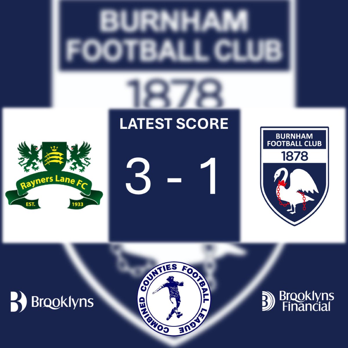 GOAL! Leo Decabo converts a penalty for the blues @RaynersLaneFC v @BurnhamFC1878 @ComCoFL PDN