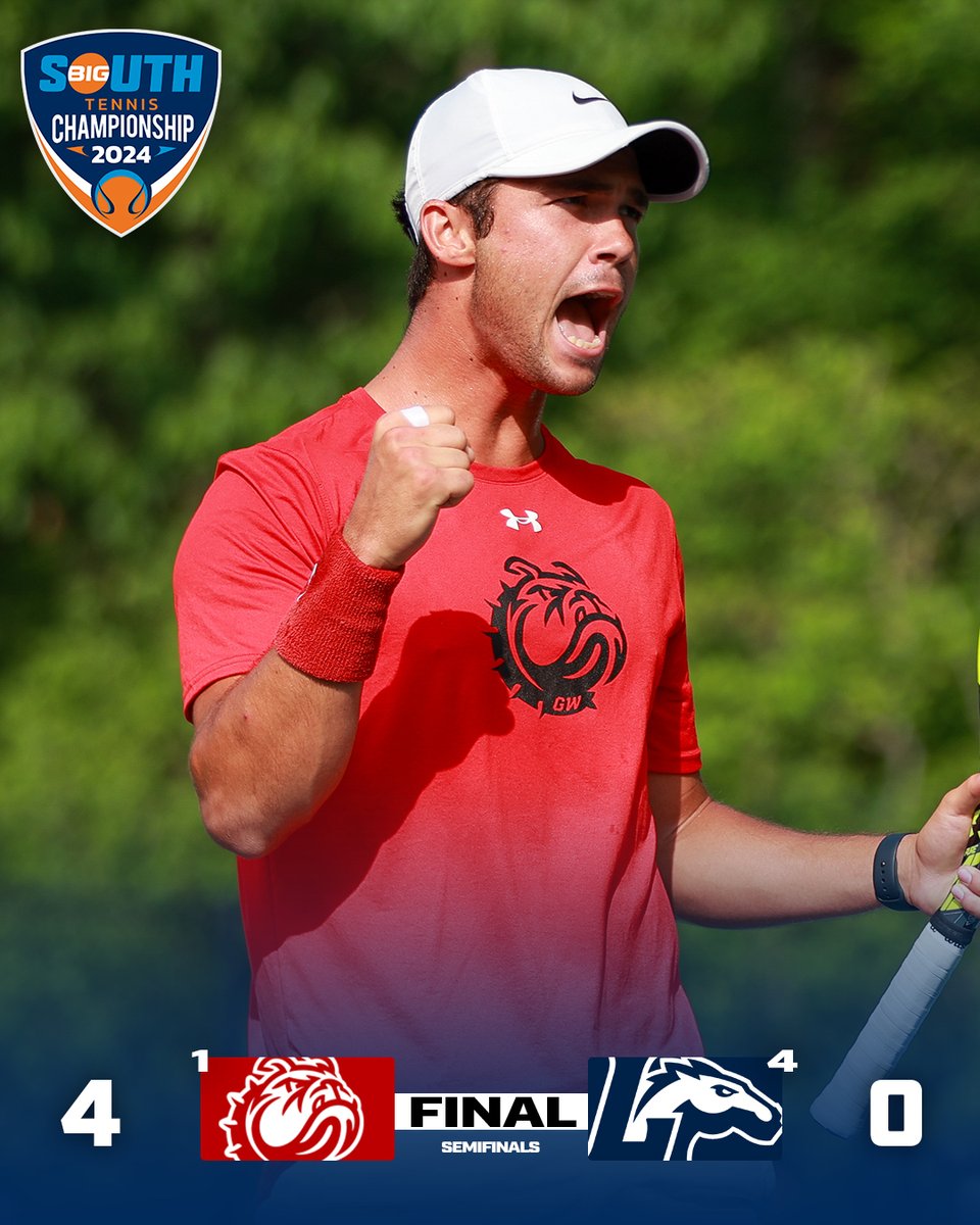 CHAMPIONSHIP BOUND 🎾 

🏆 <a href="/GWUMTEN/">Gardner-Webb Men's Tennis</a> 

#BigSouthMTEN