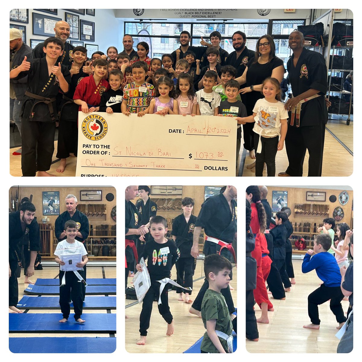 Thank you @northernkarate for offering our school lunchtime Karate sessions and today’s donation back to the school. 🥋 Today’s ceremony demonstrated discipline, honour, and passion for hard work! Thank you to all families who came out! @TCDSB @TCDSB_RDAddario @TrusteeDAmico