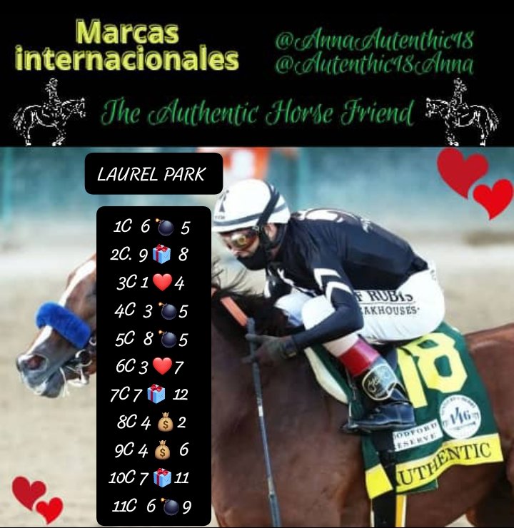 🐎THE AUTHENTIC HORSE FRIEND🐎
🔥ON FIRE🔥
💣🔥WIRE TO WIRE 🔥💣
💣BEST BET💣
LAUREL PARK
SATURDAY 20/04/2024
MAY MY HOLY CHRIST BLESS YOU ENORMOUSLY  🙏🤗
TRUST YOUR PULSE 
SUCCESSES 
#Hipismo
#LaurelPark