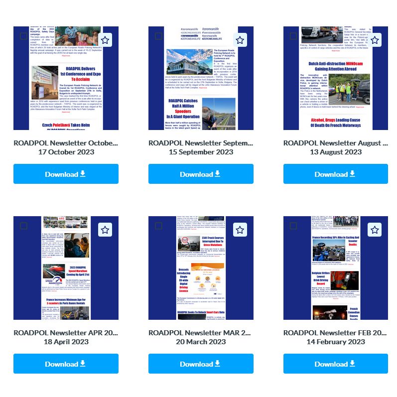 🗞️ Subscribe to our newsletter to be ahead with road safety and traffic police news How? Go to bottom of ROADPOL website or just e-mail to media@roadpol.eu Hurry up. Next edition coming in Monday morning. #police #roadsafety