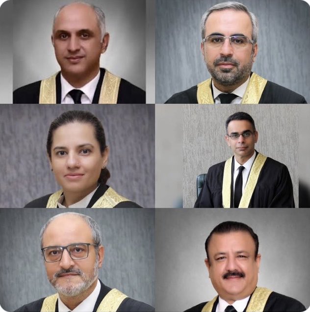 If every Pakistani were to adopt non violent, non cooperation, like these 6 judges, Asim Munir and his cabal of crooks and thieves would be check mated. amp.theguardian.com/world/2024/apr…