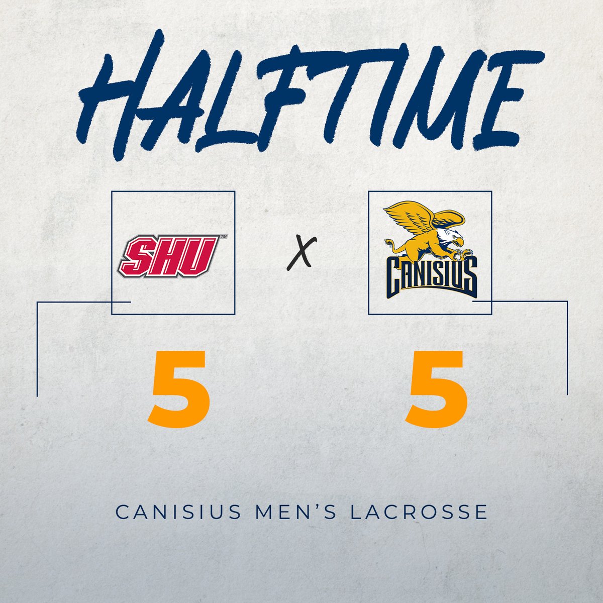 All tied up at the break #Griffs goals from Howe (x2), Simard, Parucki and Wolford Kunz with seven saves between the pipes