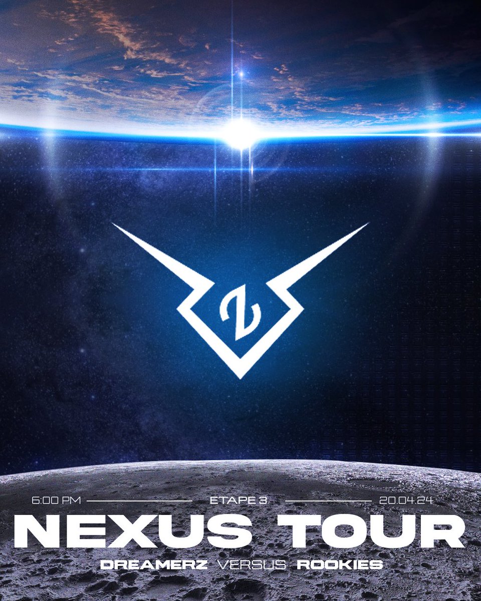 Pour notre dernière confontration de ce #NexusTour nous affronterons l'équipe ROOKIES !

DERNIERE LIGNE DROITE !

🔴 LIVE : twitch.tv/fightindreamerz

#DreamHigher
