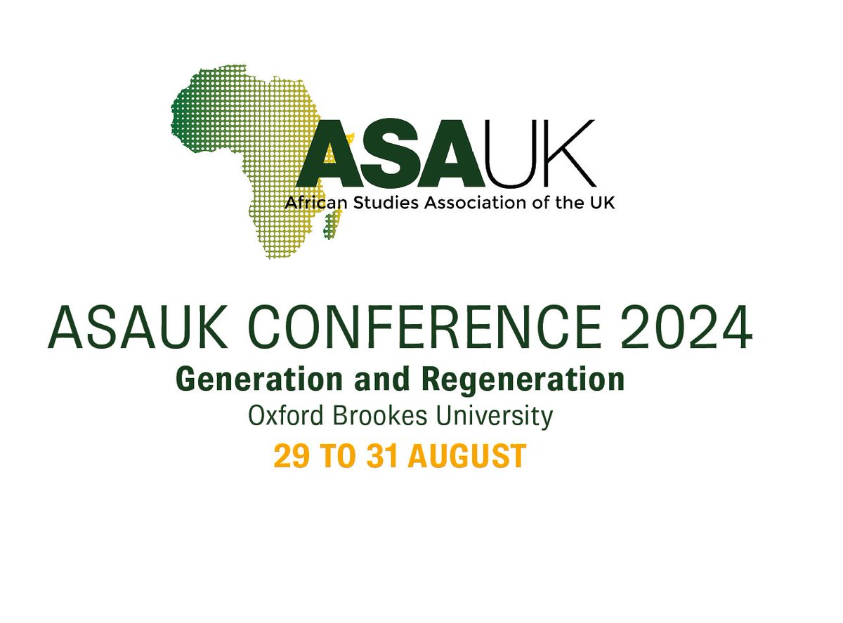 Conference registration and accommodation booking have opened for @ASAUK_News conference 29 to 31 August 2024. asauk.net