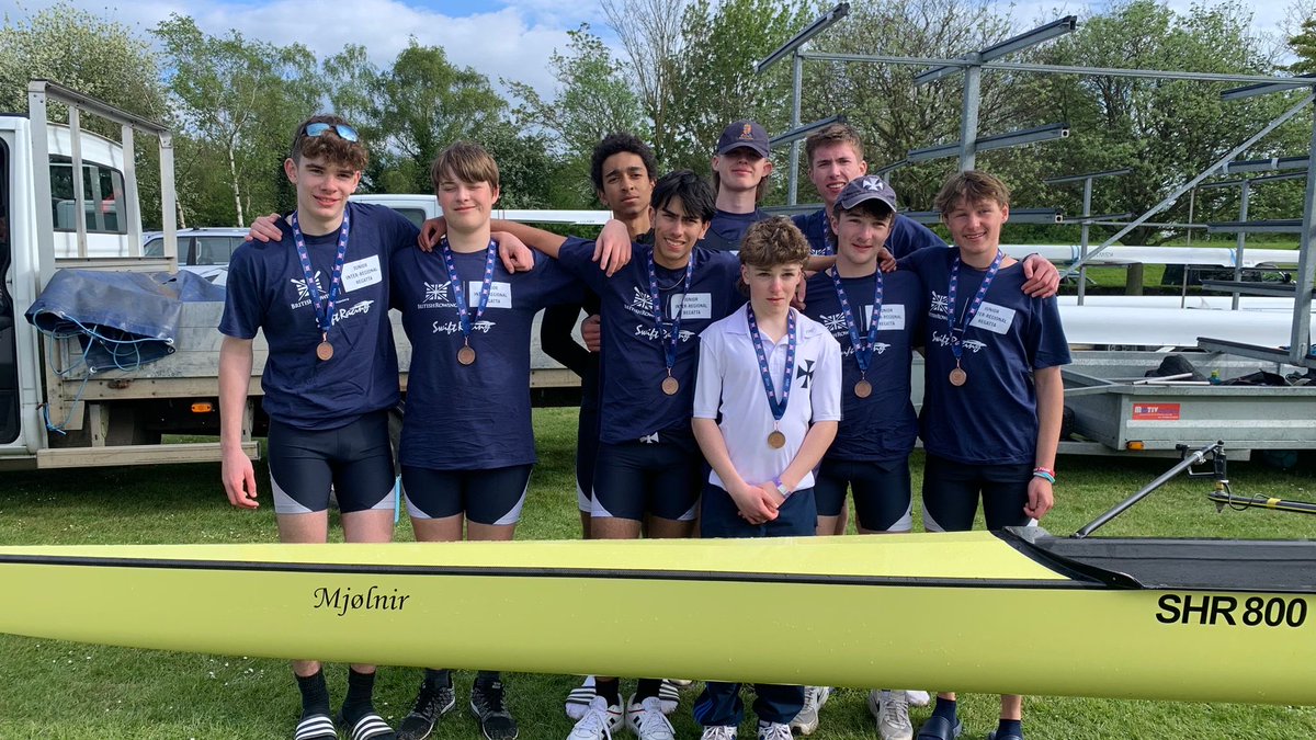 A great race from the J16 Boys eight to win bronze at the Junior Inter Regional Regatta.